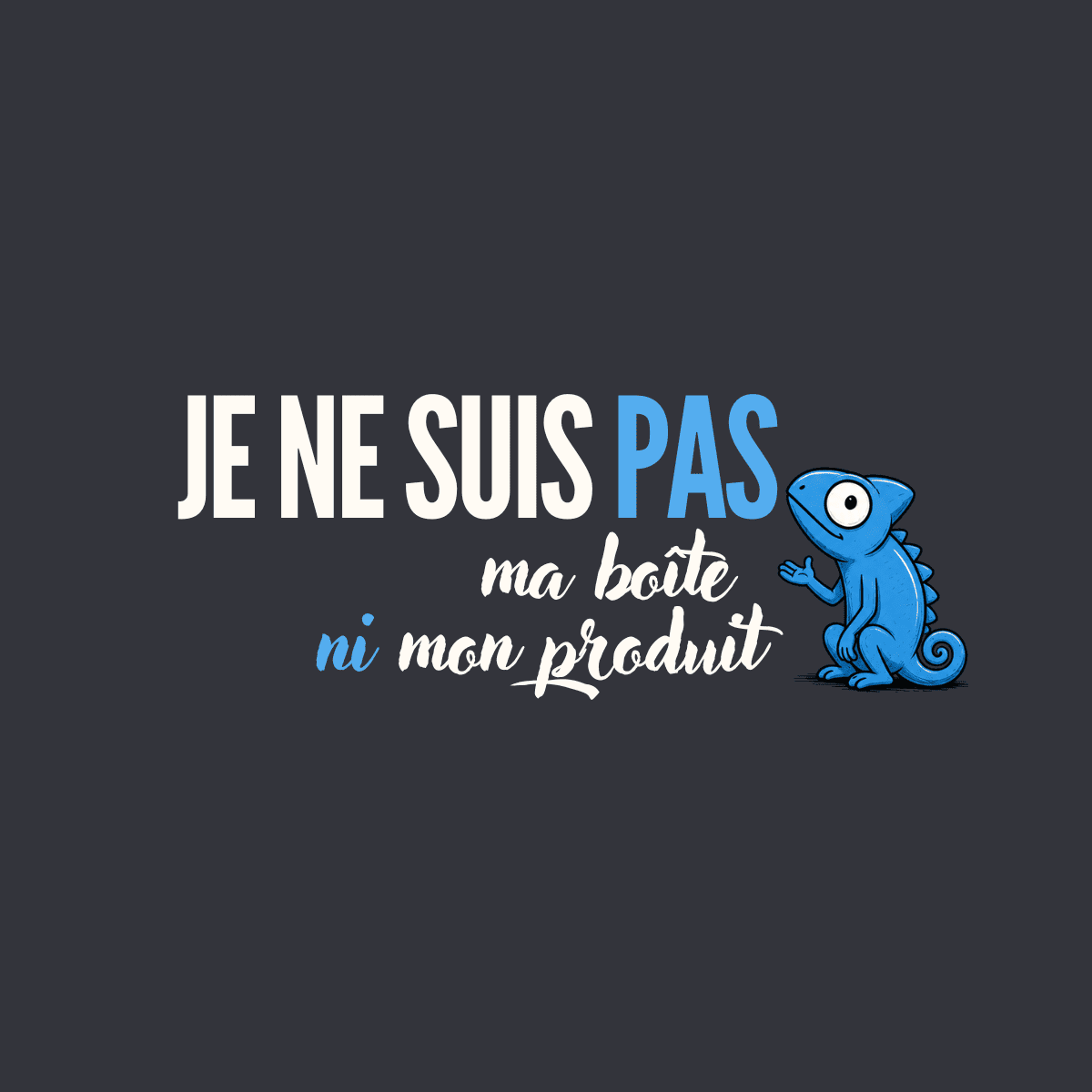 Je ne suis pas ma boîte ni mon produit